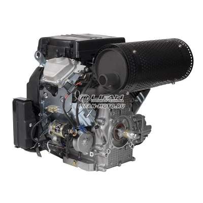 Двигатель Lifan LF2V78F-2A, вал Ø25мм, катушка 20 Ампер датчик давл./м, м/радиатор